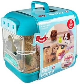 Resim Nessiworld JND-6806 Hareketli Köpek ve Işıklı Sesli Şeffaf Kafes Seti -Vardem Oyuncak 