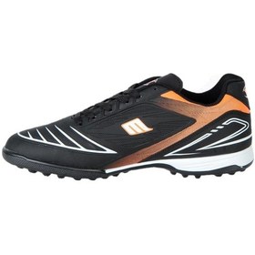 Resim MP Erkek Bağcıklı Siyah Turuncul Halı Saha Ayakkabı 222-2802MR 100 Siyah - Turuncu 