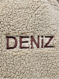 Resim PENGİ [ İSTEDİĞİNİZ İSMİ NAKIŞLA YAZIYORUZ ] Teddy Bej 0-8 Yaş Çocuk Sırt Çantası, kreş Çantası -Anaokulu 