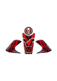 Resim Motosıklet Kaplama Bajaj Pulsar F250 Tank Pad Set 2022/2024 Uyumlu 05 
