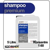 Resim Kochmaier shampoo premium Oto Araç Cilalı Fırçasız Şampuan Kopüklü Konsantre 1:60 5 Litre/Kg 