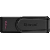 Resim Kingston 64gb Usb3.2 Bellek Dtxs/64gb Siyah Datatraveler Exodia S 