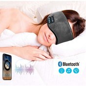 Resim Xindoker Sunmostar Gri Kumaş Uyku Maskesi: Bluetooth Kulaklık İle Işık Ve Gürültü Engelleyici, 8 Saat Çalma Süresi - 