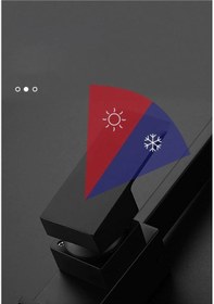 Resim Vsa Siyah Kare Kuğu Mutfak Bataryası 360 Derece Döner Borulu Siyah 