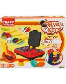 Resim Parla Home 2052 Crafy Mangal Keyfi Oyun Hamuru Seti 300 G 22 Parça 