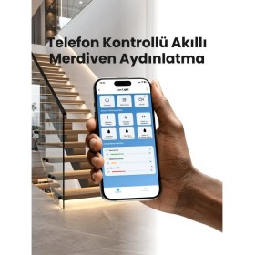 Resim Kuray Soft Luxlight Plus Akıllı Merdiven Aydınlatma - Sensörlü & Mobil Uygulama Kontrollü (2-18 Basamak) 