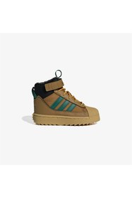Resim adidas Superstar Winter Trek Bebek Kahverengi Ayakkabı 