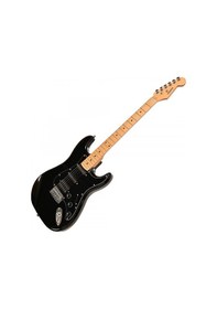 Resim Madison Meg-3bk Elektro Gitar Siyah Hss Manyetik Dizilimi Çok Yönlü Ton 