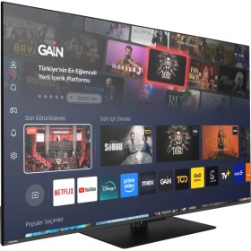 Resim Toshiba 65QV3F63DT 65'' 165 Ekran Uydu Alıcılı 4K Ultra HD Vidaa LED TV 