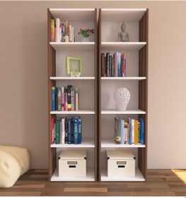 Resim Nurmobilya Nur Mobilya Zeyna 2'Li Kitaplık Farklı Renk Seçenekleriyle 