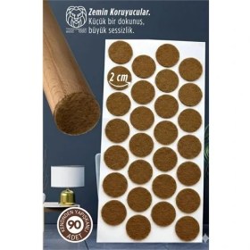 Resim Store Mania Ieg™ 90 Adet Kendinden Yapışkanlı 2x2 cm Premium Zemin Koruyucu Keçe Seti 