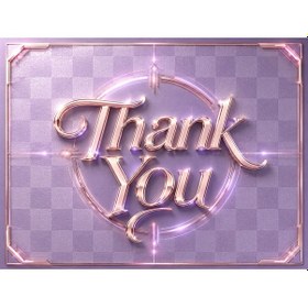 Resim Metalik Neon Thank You Kartı 100 Adet Modern Paket Içi Teşekkür Kartı 8x5 Cm 