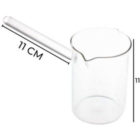 Resim Borosilikat Cam Cezve Ateşe Dayanıklı 4 Fincanlık Lüks 350 Ml 