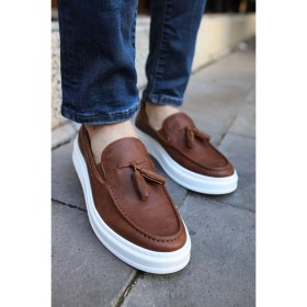 Resim ABR-MN127 - Cbt Loafer-X Erkek Ayakkabı Taba 