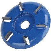 Resim Ahşap İşçiliği İçin Ahşap Oyma Diski, 6 Dişli Çelik Freze Takımı 