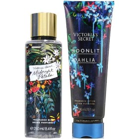 Resim Victoria's Secret Midnight Petals & Moonlit Dahlia Vücut Losyonu Ve Spreyi 2'li Set 