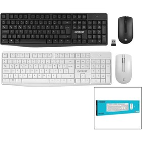 Resim shopwave EVEREST KM-7500 KABLOSUZ MULTİMEDİA KLAVYE - MOUSE SETİ Q KALVYE (5047) 