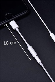 Resim Genel Markalar Iphone 7 8 Plus X 11 12 13 Pro Uyumlu Lightning Kulaklık Çevirici Aux Dönüştürücü Aparat Bluetooth 