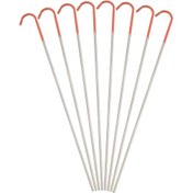 Resim Vkemall 130/150mm Süper Hafif Titanyum Çadır Kazıkları - Kamp Ve Doğa Yürüyüşü İçin Dayanıklı Sabitleyiciler Çok Renkli 