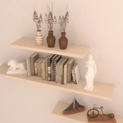 Resim Rafkestir 3'lü Raf Set 60x40x40 Krem 