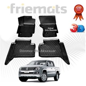 Resim Wv Amarok 3D Paspas Havuzlu Siyah 2010 - 2020 Arası Friemats N11.17910 