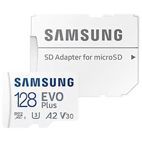 Resim 128GB Evo Plus Microsdxc UHS-I U3 V30 A2 130MB/S 4K MB-MC128KA/APC Micro SD Kart 