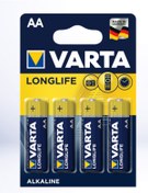 Resim Varta Longlife 4106 LR6 AA Kalem Pil 4 x 20'li Varta