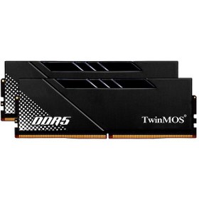 Resim Twinmos Ddr5 32gb 2x16gb 6000mhz Cl36 Desktop Ram Black Soğutuculu Tmd532gb60dk36vxb 
