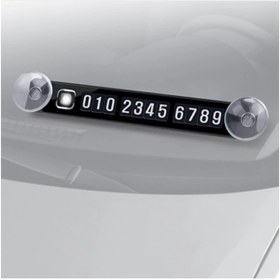 Resim LEDONLİNE 1 Adet Araç Park Telefon Numaratör Oto Parkmatik Mıknatıslı Vantuzlu 