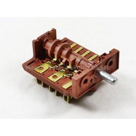 Resim Ankastre Fırın Anahtarı 6+6 Polyemit Çevirmeli Şalter 