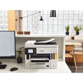 Resim Canon Maxify Gx7140 Çok Fonksiyonlu Photoink Mürekkepli Tanklı Yazıcı Tarayıcı Fotokopi Faks 