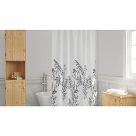 Resim Evdy Duş Perdesi 3389 Funda Model Çift Kanat 2 X100 X200 Cm 