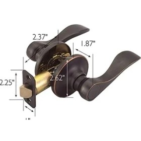 Resim Teknocan Marketing 700526 Springdale Geçit Salonu ve Dolap Kapı Kolu Yağ Ovuşturdu Bronz 