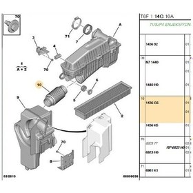 Resim Hava Filtre Ara Hortum 206 307 308 Tepee Tu5 1436.g6-1680408480 