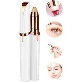 Resim Neonova Kalem Tipi Taşınabilir Ince Uçlu Yüz Için Tüy Alıcı Kaş Bıyık Epilasyon Aleti (Pil Dahildir) 