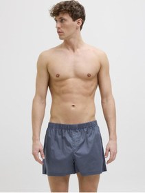 Resim Jack&jones Addıtıonals Erkek 3'lü Beli Lastikli Boxer Paketi - Milano - 12281678-1206001 Vintage Indigo 
