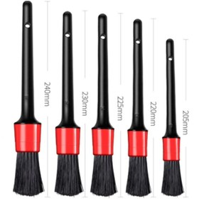 Resim Drs Tuning Detail Dash Brush Detay Fırçası Seti 5 'li Kaliteli Detaylı Farklı Boyutlarda Fırça Seti 
