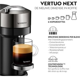 Resim Nespresso Vertuo Next Krups XN910C10 Koyu Gri Kapsül Kahve Makinesi 