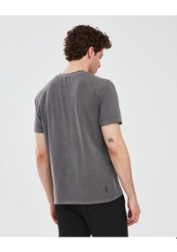 Resim Skechers Organic Coll. M Short Sleeve T-Shirt Erkek Antrasit Tshirt S241166-003 