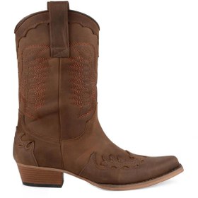 Resim FootCourt Kahverengi Erkek Kovboy Çizmesi (TARÇIN) 