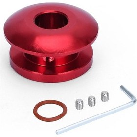 Resim Kırmızı Evrensel Vites Topuzu Stoper Vites Kafası Sınırlayıcı Sabit Taban Dişli Kafası Toka Alüminyum Araba Vites Topuzu Sınırlayıcı Kırmızı 