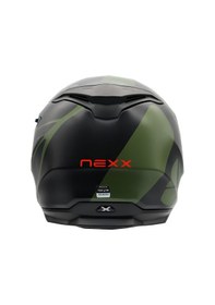 Resim Nexx Y.100 B-SIDE MAT SİYAH-YEŞİL KASK 