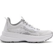 Resim Derimod Kadın Beyaz Bağcıklı Kalın Tabanlı Kumaş Sneaker 25SFE48576F 