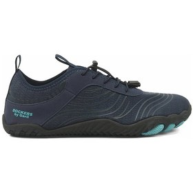Resim Dockers By Gerli Dockers Shark Aqua Erkek Fileli Deniz Havuz Sörf Plaj Ayakkabısı Patiği Lacivert 