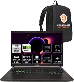 Resim MSI Vector 16 i7 13700HX 96GB 256GB SSD RTX4080\u002F12GB 16\ FHD+ 144HZ W11H A13VHG-495TR & PER4 ÇANTA 