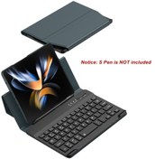 Resim Fogy Galaxy Z Fold 3/4/5/6 Için Manyetik Standlı Bluetooth Klavye Keyboard Set 