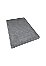 Resim Yerli Üretim Özel Sardunya Kumaş Füme Renk 34/24cm 14 Adet Kademeli Çekmece İçi Bileklik Tablası Çok Renkli 