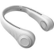 Resim Hainan Shenda Şarj Edilebilir USB Boyun Fanı - Beyaz (Yurt Dışından) 