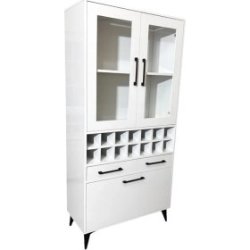 Resim Wexo Lucia Srb-02 Şaraplık - Bar Dolabı - Beyaz 
