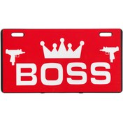 Resim E-BİKE PLAKALIK BOSS KIRMIZI 